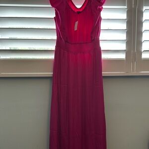 Banana Republic Pink Maxi Dress